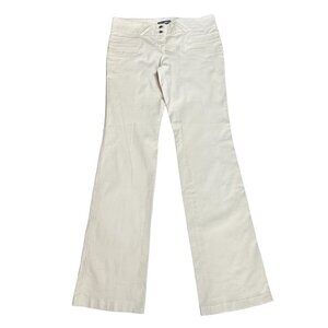 Dolce & Gabbana Vintage Cream Cotton Twill Mid-Rise Slacks Pants Sz. 8